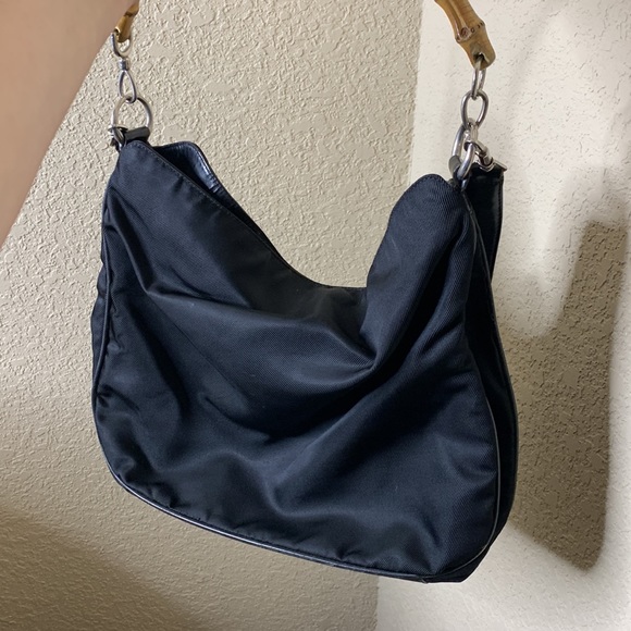 Authentic Gucci bamboo 2-way purse vintage - Picture 2 of 14